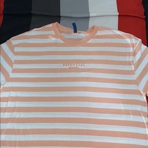 Men’s Peach & White “H&M” “Essential” T-Shirt